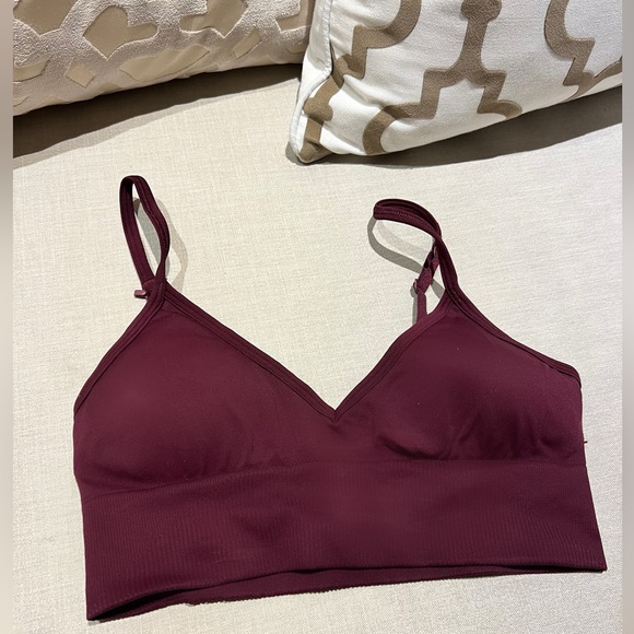 Lululemon Ebb to Street Sports Bra Burgundy - Picture 5 of 5